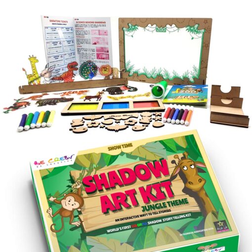 Be Cre8v Jungle Shadow Art - Telling DIY Game Kit of CRE8V Jungle Shadow Art Story - Image 2