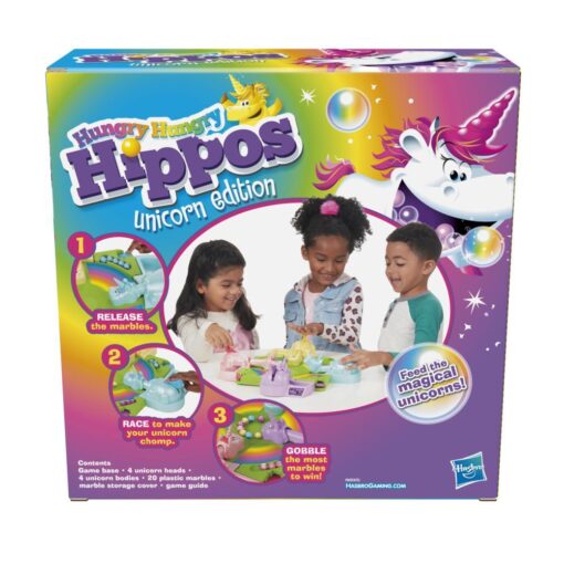 Hungry Hungry Hippos Unicorn Edition - Image 4