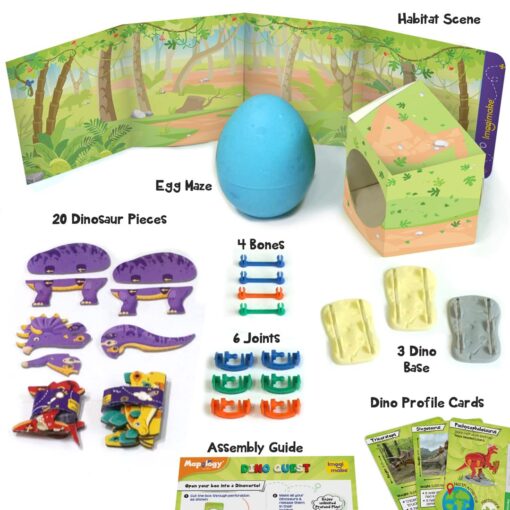 Imagimake Mapology Dino Quest Blue - Image 3