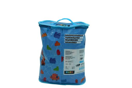 Plex 80 Pcs Building Blocks Bag Pack - Blue - Image 4