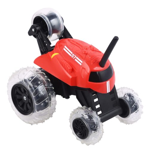 Sharper Image Thunder Tumbler Stunt Wireless Remote Controlled Car 360° Rotating High Speed Off Road Top Brand in USA Red Color RC Car for Kids 6 Years+ Birthday Gift Outdoor All Terrain - Image 2