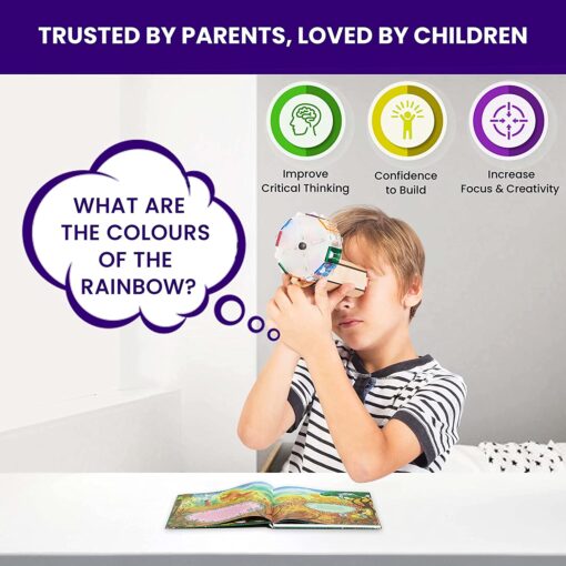 Smartivity Kaleidoscope Optics STEM Educational DIY Fun Toys for Kids - Image 3