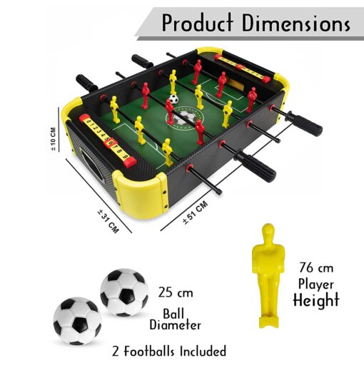 itoys Football Foosball Tabletop Game Multiple Row - Image 2