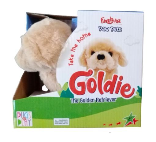 Fuzzbuzz Paw Pets Goldie The Golden Retriever