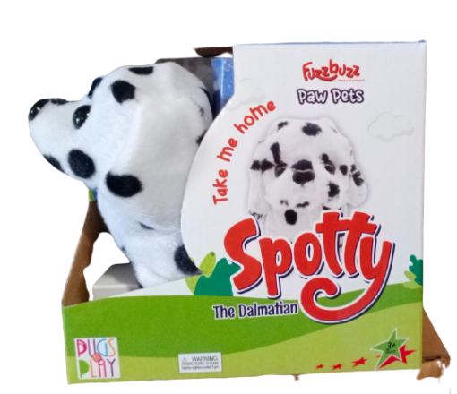 Fuzzbuzz Paw Pets Spotty The Dalmatian