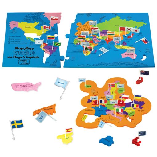 Imagimake Mapology World With Capitals - Image 3