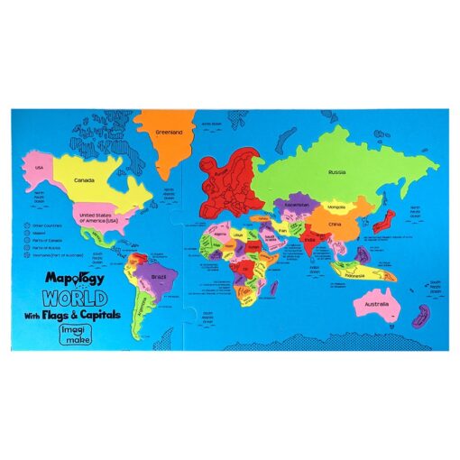 Imagimake Mapology World With Capitals - Image 4
