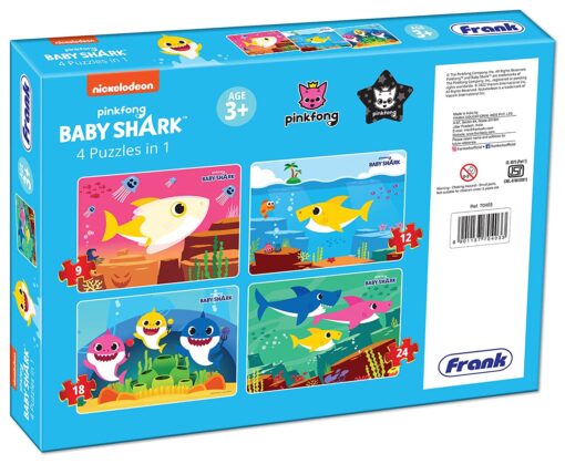 Frank Pinkfong Baby Shark 4 in 1 Puzzle - Image 5