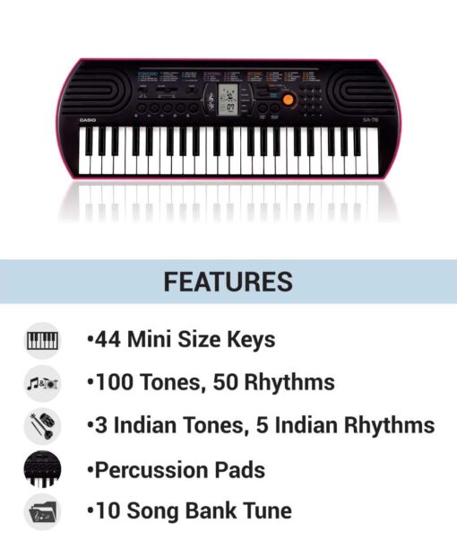 Casio Musical Keyboard SA-78 - Image 4