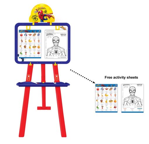 Itoys Spiderman 5 in 1 Easel Board - Image 4