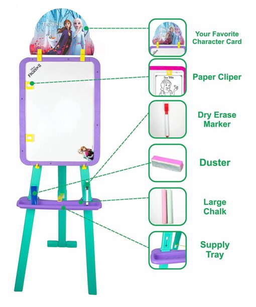 Itoys Frozen 8 in 1 Easel Board - Image 2