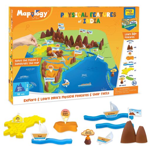 Imagimake Mapology Physical Feartures of India