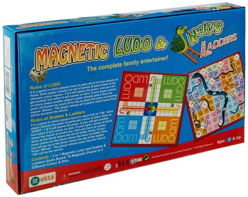 Ekta Magnetic Ludo & Snakes Ladders - Image 4