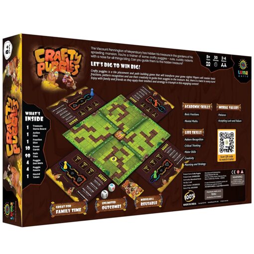 Luma World Crafty Puggles STEM Board Game