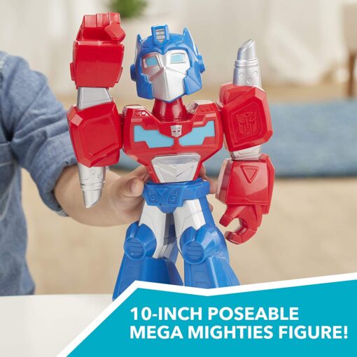 Mega Mighties Optimus Prime -  Action Figure, Toys for Kids Age 3 and Up - Image 4