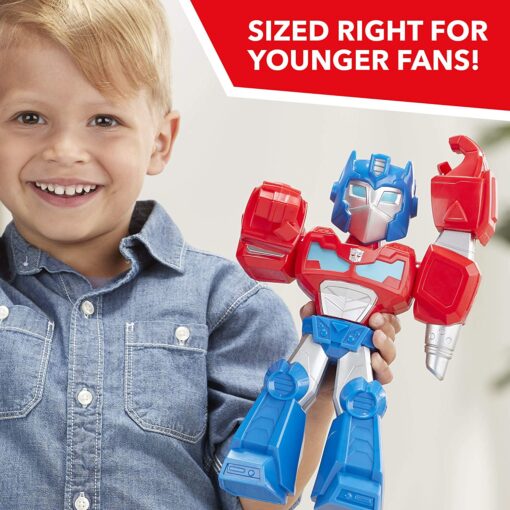 Mega Mighties Optimus Prime -  Action Figure, Toys for Kids Age 3 and Up - Image 5