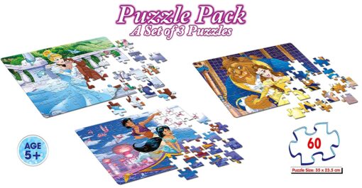 Frank Princess 3 in 1 Puzzle 60 Pcs - Image 3