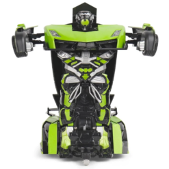 Changing Robot Car Green - Remote controlled Transformer car