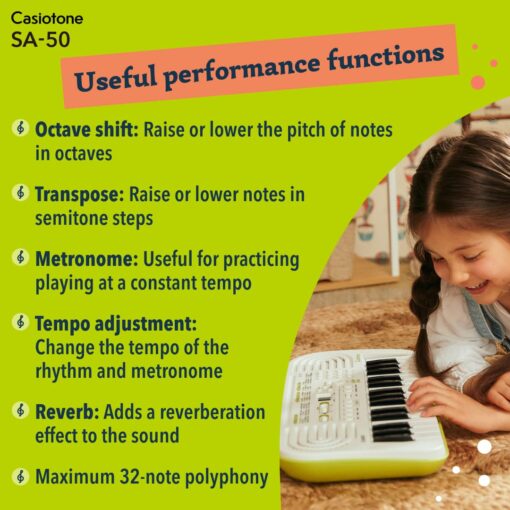 Casiotone Mini Keyboard SA-50 - Image 3