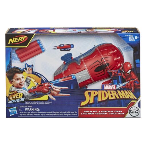 Nerf Power Moves Spiderman Web Blast - Image 2
