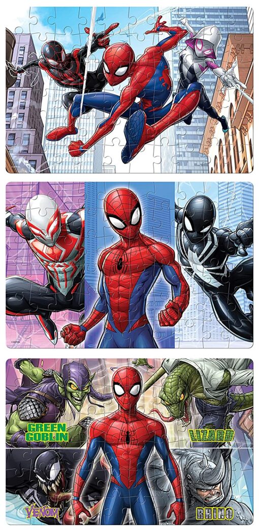 Frank Spiderman 3 in 1 60 Pc Puzzle - Image 2