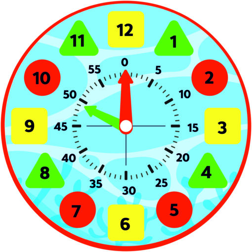 Time and 3D Shape Puzzle - Wooden 3D Shape Sorting Blocks - Image 3