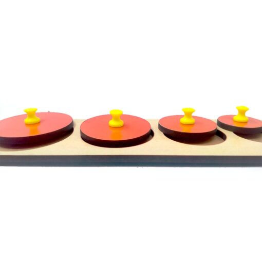 Circle Shape Seriation Board for Kids - 9*3 inch of each board set of 4 - Image 4