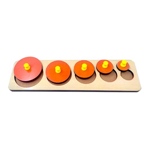 Circle Shape Seriation Board for Kids - 9*3 inch of each board set of 4 - Image 3