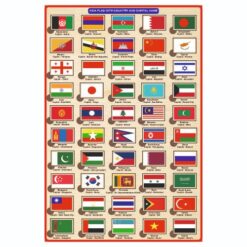 Flag Wooden Puzzle Board for Kids