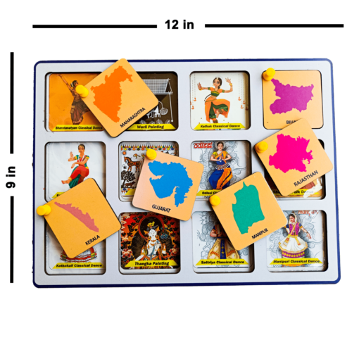 India Explore Activity game - Board Game with Activity Cards for Kids - Learning Game - Image 3