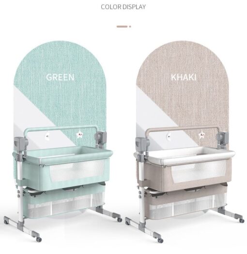 [Refurbished] StarAndDaisy Automatic Baby Cradle Swing Cot with Remote Control, Bluetooth and Music (Midnight Grey | EC01) - Image 3