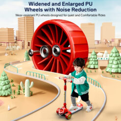 Kick on Scooter with Enlarged Pu Wheels