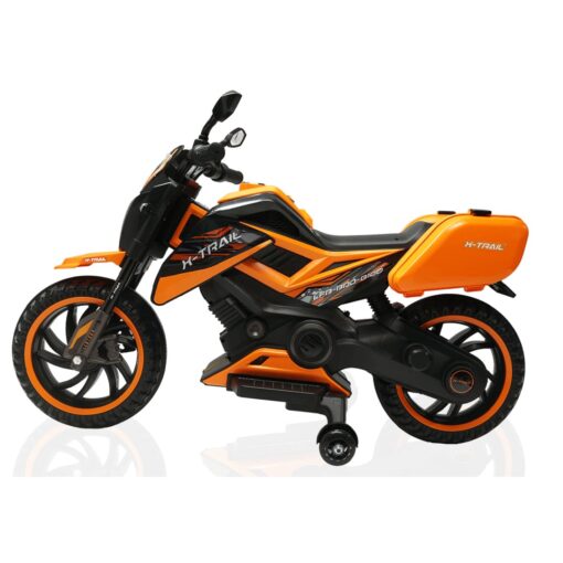 X-Trail Sports Electric Motor Bike 12v Rechargeable Battery Operated Motorcycle Ride on Bike-Ride on Kids- Kids to Drive Toy Bike Suitable for for Boys, Girls Age for 3-7 Years (Orange | LFB-BDQ8100) - Image 12