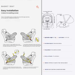 Baby Car Seat cum Carry Cot for Babies - Safe and Versatile Travel Solution