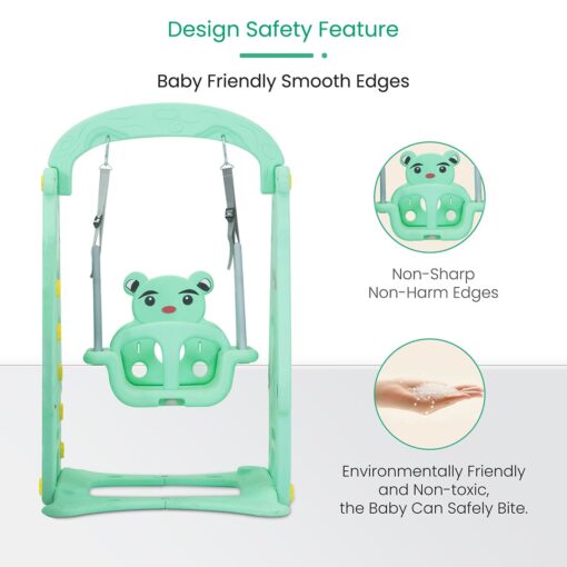 Swing for Kids - Indoor and Outdoor Swings and Slides Along with Basketball Ring Hoop - StarAndDaisy - Image 5