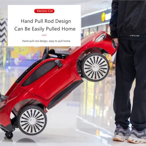 Ride-On Car For Kids With Parental Control | Classic Lights And Sound Effects (Red | LFC-1366RR) - Image 2