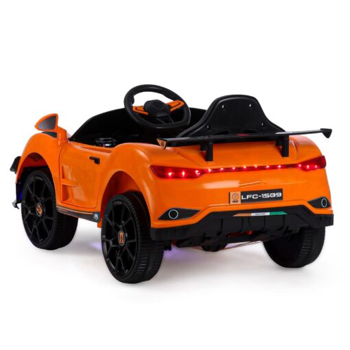 Battery Operated Ride On Car with Music & Lights (Orange | LFC-BDQ1589) - Image 3