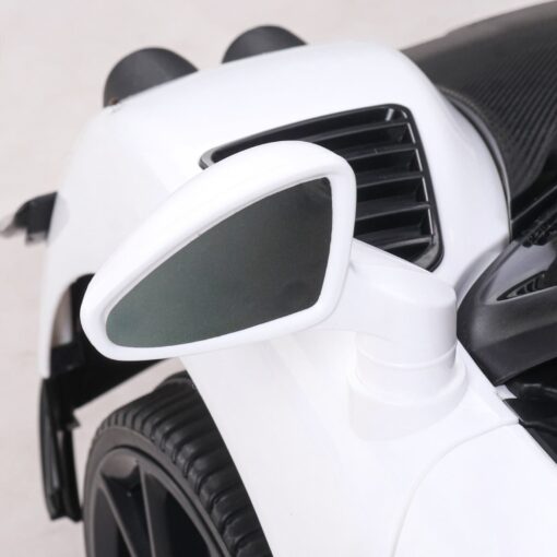 Battery Operated Ride On Car with Music & Lights (White | LFC-BDQ1589) - Image 6