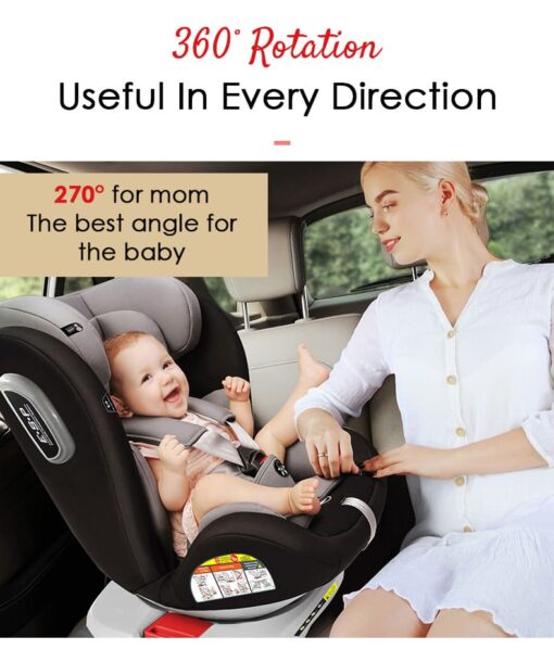 Baby Car Seat (Luxury Orange) - Image 5
