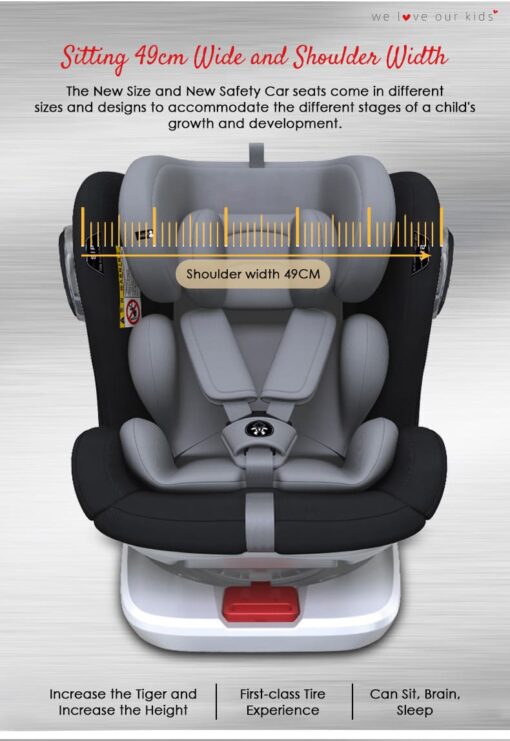 Baby Car Seat (Luxury Orange) - Image 9
