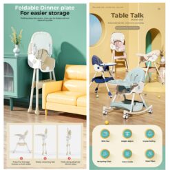 booster chair with tray