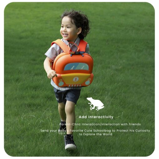 StarAndDaisy Police Joyride Kids Backpack (Orange) - Image 7