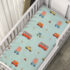 StarAndDaisy New Born Baby Soft Breathable Cotton Crib Sheet, Toddler Mattress Bed Sheets Set, Nursery Sheet for Standard Size Crib or Comfortable for Infants (Car Print | Pack Of One | W-127cm H-178cm)