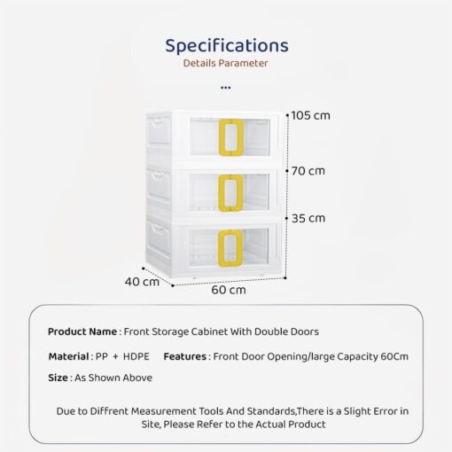 foldable storage and cupboards yellow