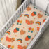 StarAndDaisy Baby Soft Breathable Cotton Crib Sheet - Toddler Mattress Bed Sheets Set, floral Print, Pack of 1 - W-127cm H-178cm