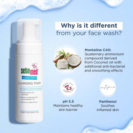 SebaMed Clear Face Cleansing Foam, 150ml