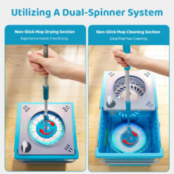 Spin Mop Tranformer-Blue-Grey