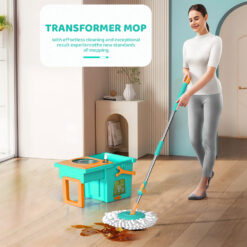 Spin Mop Tranformer-Green-Orange