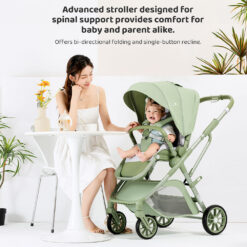 Portable baby pram