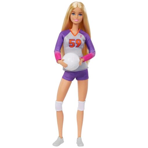 Barbie Made To Move Career Volleyball Player Doll HKT72 - Image 5